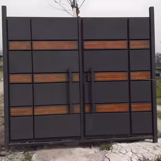 درب حیاط پیش ساخته مدرن درب حیاط پیش ساخته مدرن