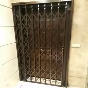 درب آکاردئونی تمام گل دوبل سه جداره