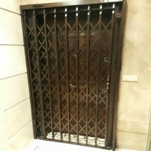 درب آکاردئونی تمام گل دوبل سه جداره