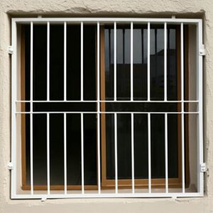 حفاظ پنجره دوجداره مدل ساده میله افقی