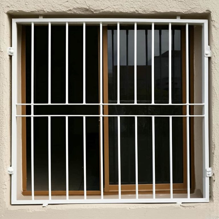 حفاظ پنجره دوجداره مدل ساده میله افقی