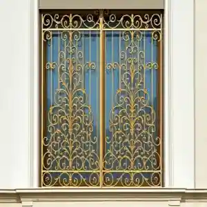 حفاظ پنجره مدل اشرافی زرین