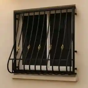 حفاظ پنجره مدل سبدی ارکیده با جاگلدانی