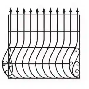 حفاظ پنجره مدل نیزه ای قوس دار