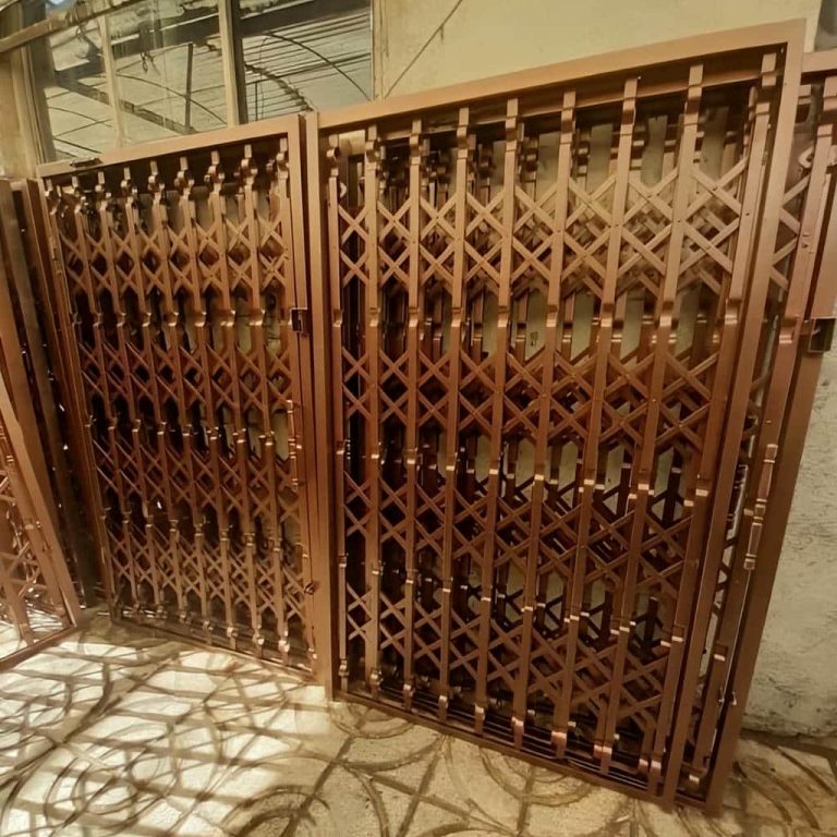 عکس درب حفاظ آکاردئونی