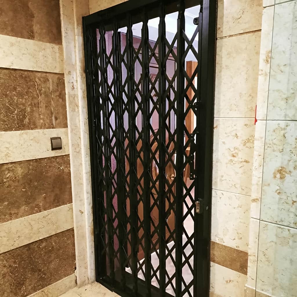 خرید درب آکاردئونی تمام گل دوبل سه جداره