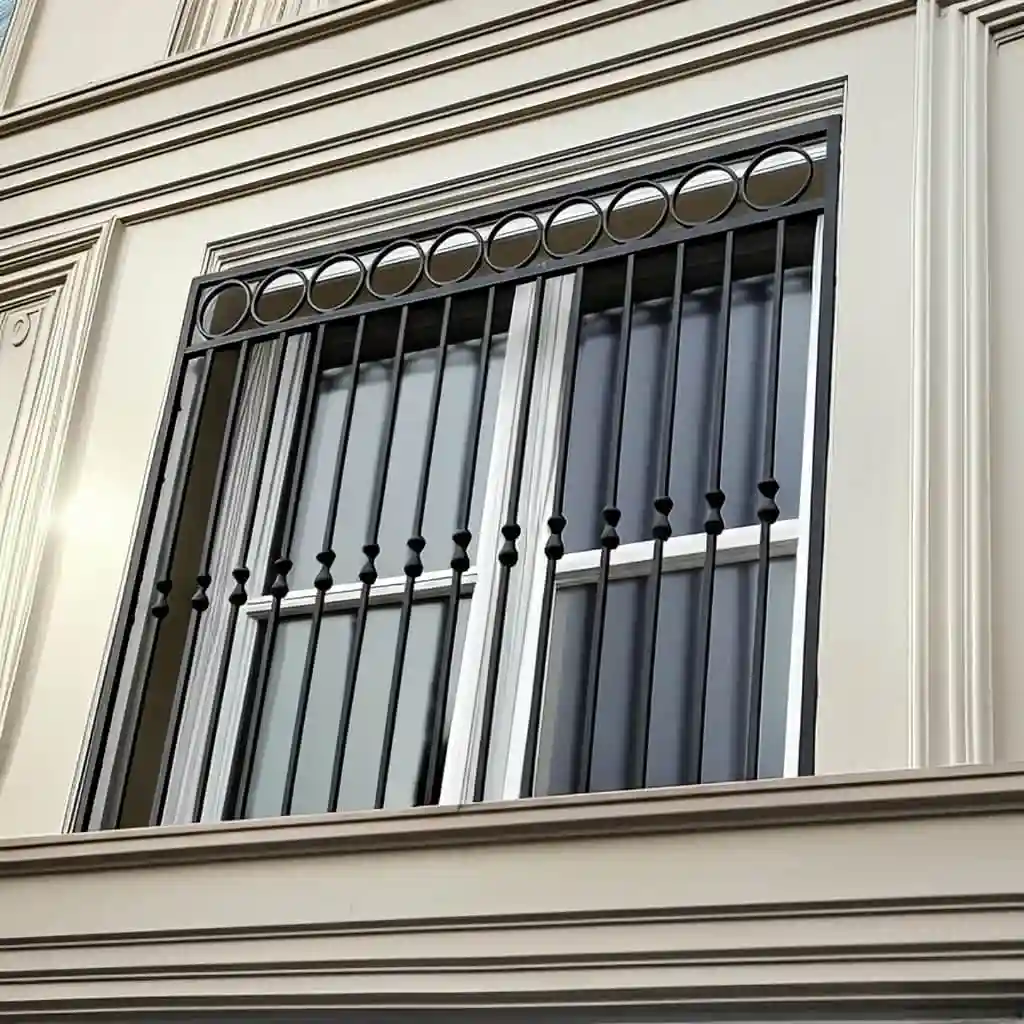 نصب حفاظ پنجره مدل حلقه ای کلاسیک