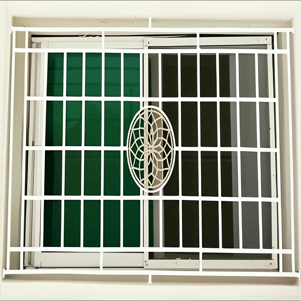 نصب حفاظ پنجره مدل خورشیدی