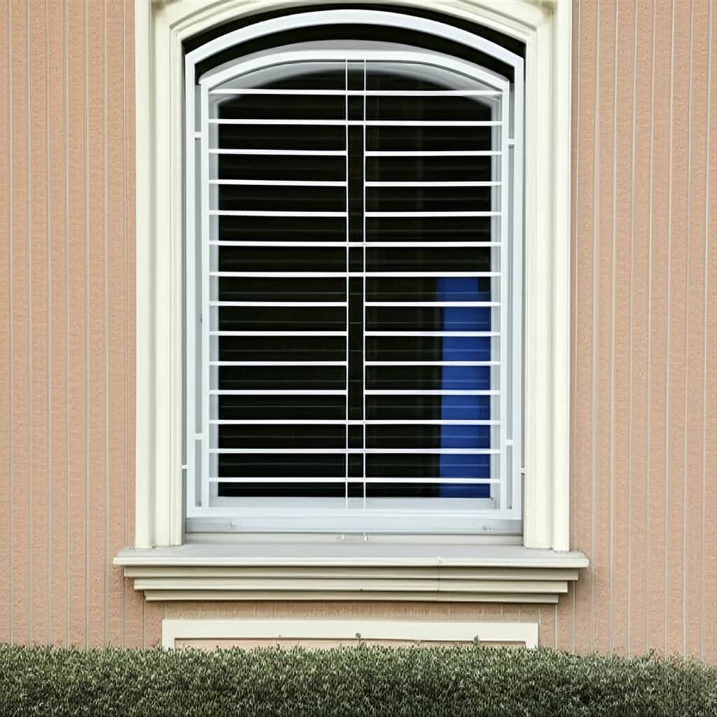 قیمت حفاظ پنجره مدل ساده قوس دار