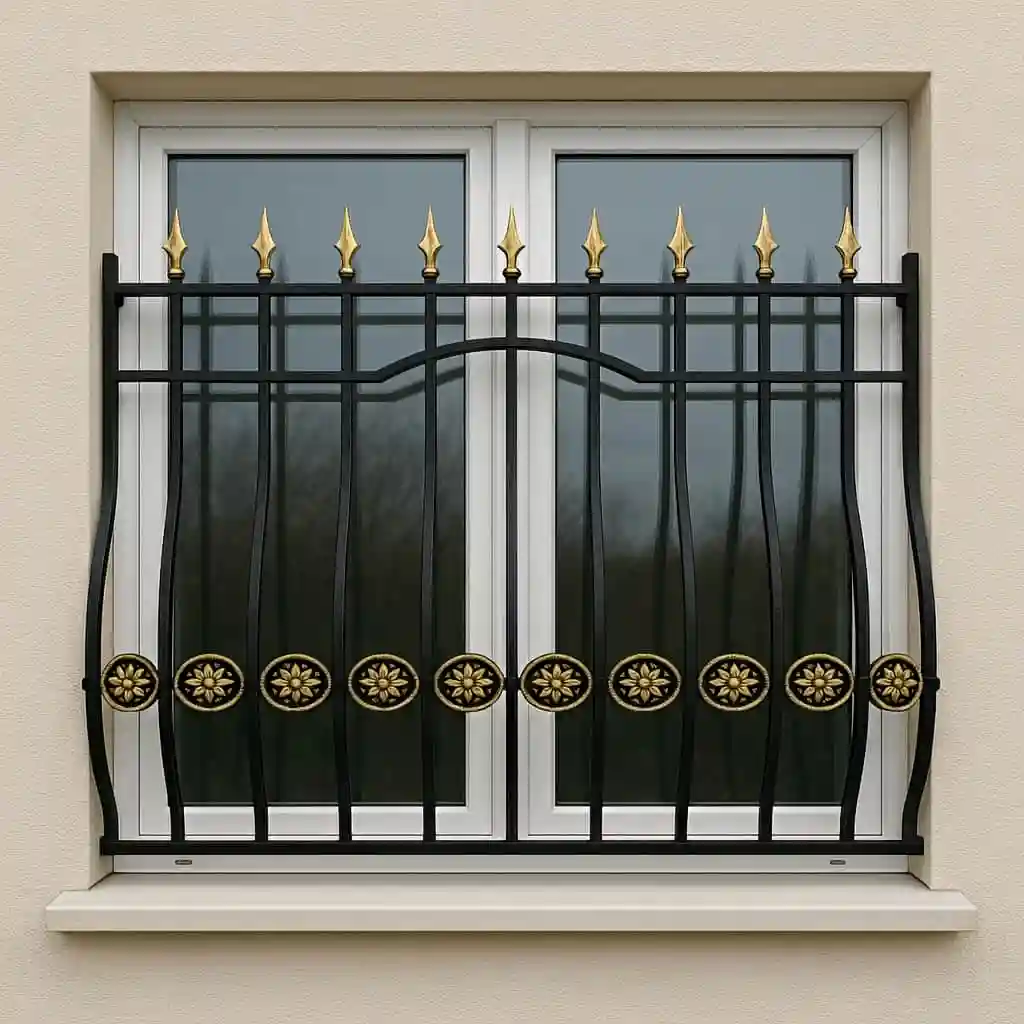 قیمت حفاظ پنجره مدل موج سرنیزه دار