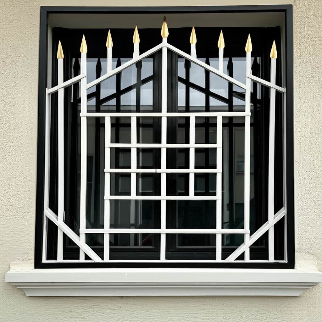 نصب حفاظ پنجره مدل نردبانی