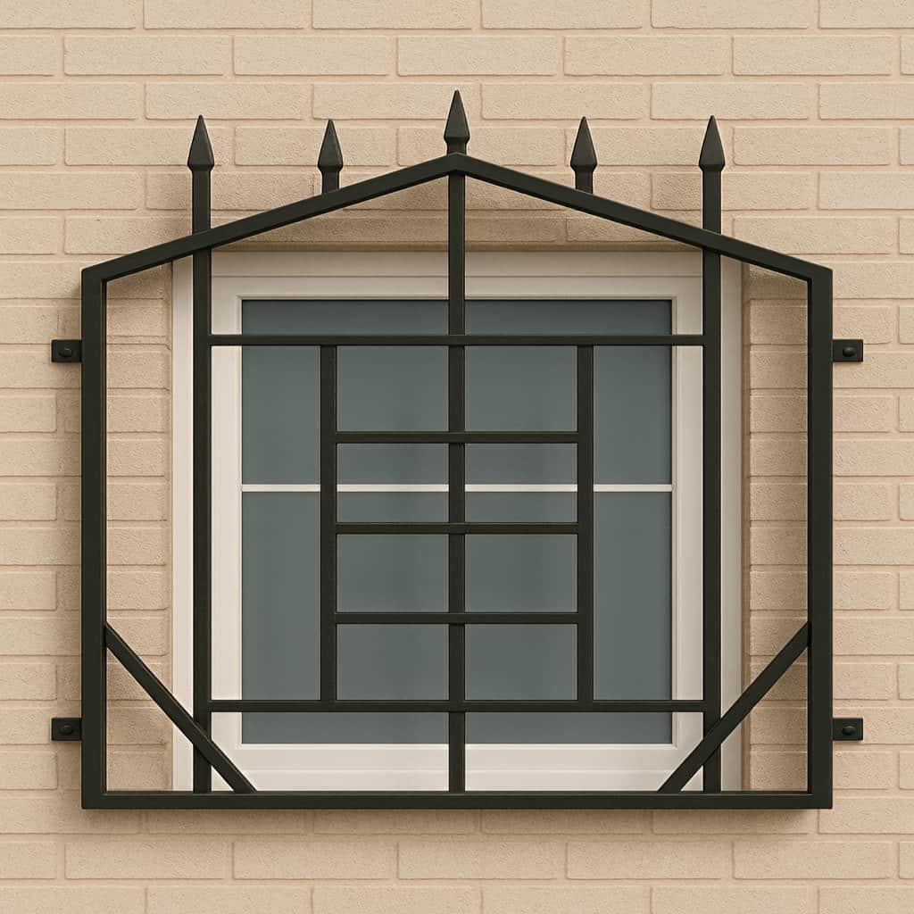 نصب حفاظ پنجره مدل نردبانی