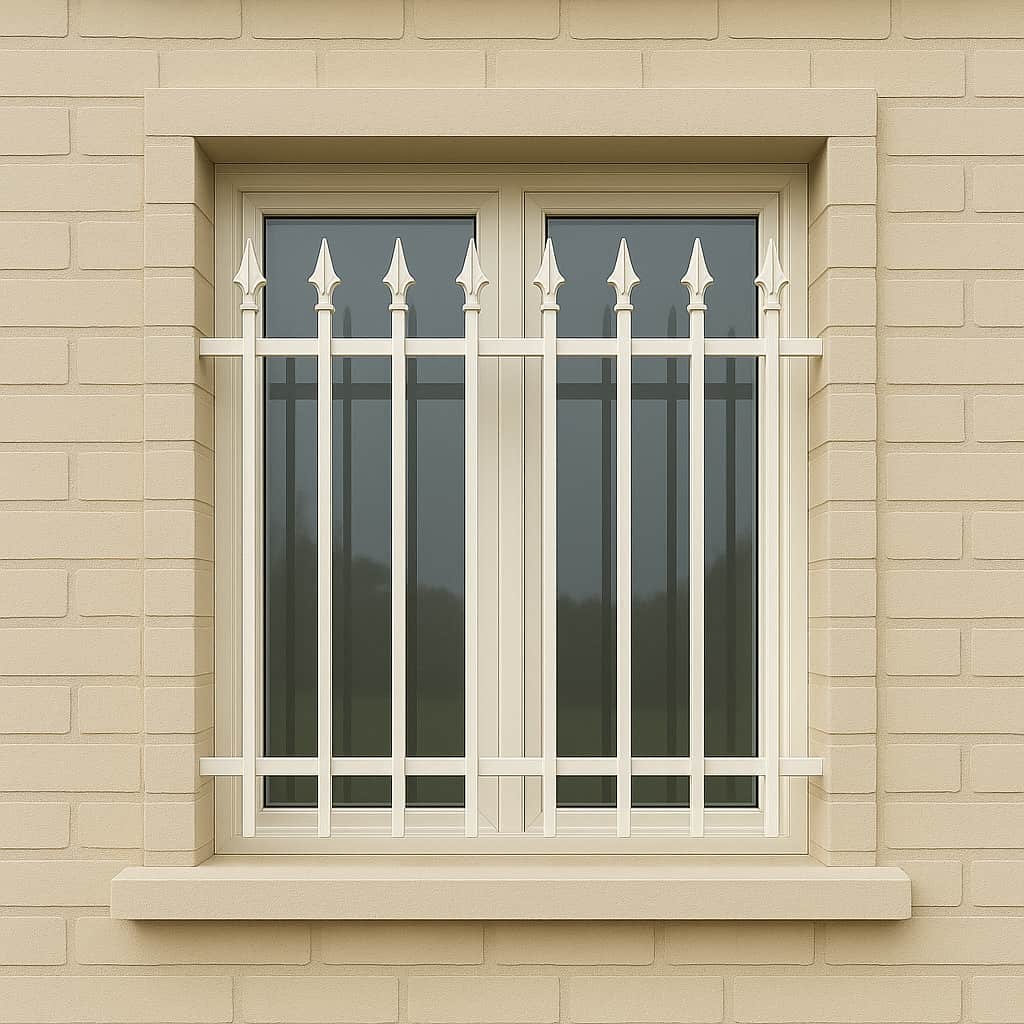 قیمت حفاظ پنجره مدل نیزه دار ساده