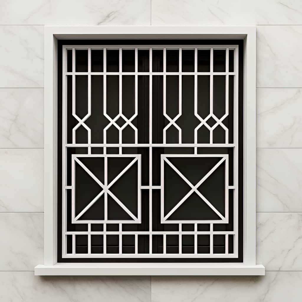 قیمت حفاظ پنجره مدل هندسی مدرن