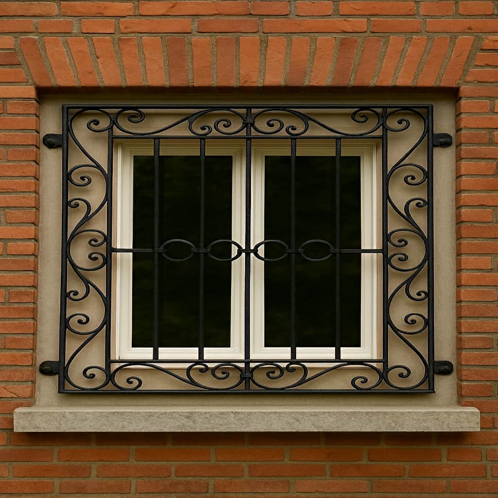 خرید حفاظ پنجره مدل پیچک بهاری