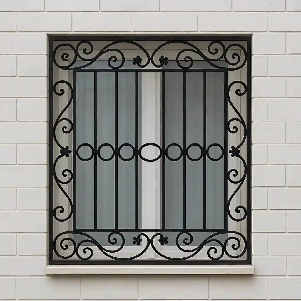 نصب حفاظ پنجره مدل پیچک بهاری