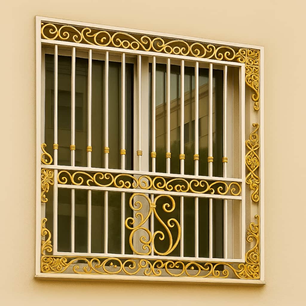 نصب حفاظ پنجره مدل کلاسیک سلطنتی