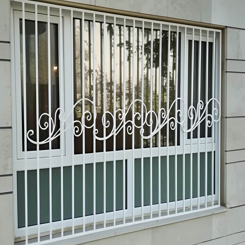 قیمت حفاظ پنجره مدل گل نیلوفری