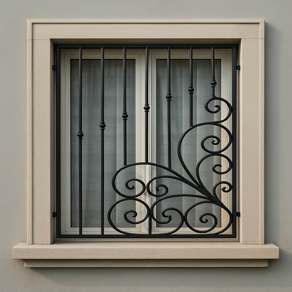 قیمت حفاظ پنجره مدل گل پیچ