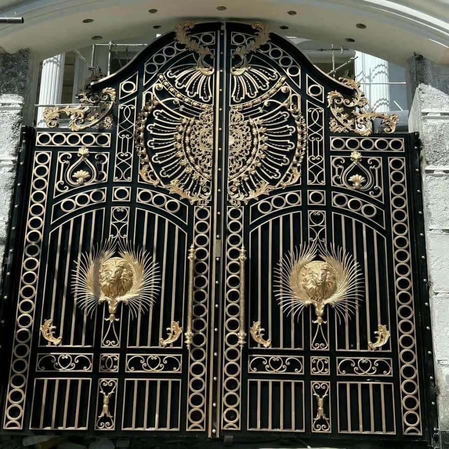 خرید درب فرفورژه فلزی کلاسیک از کارخانه