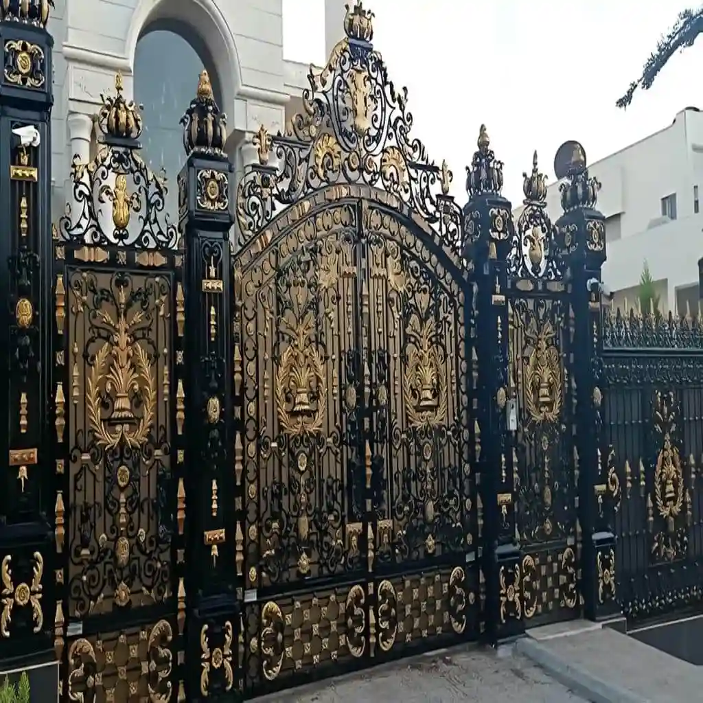 قیمت درب فلزی حیاط ویلایی با رنگ پودری