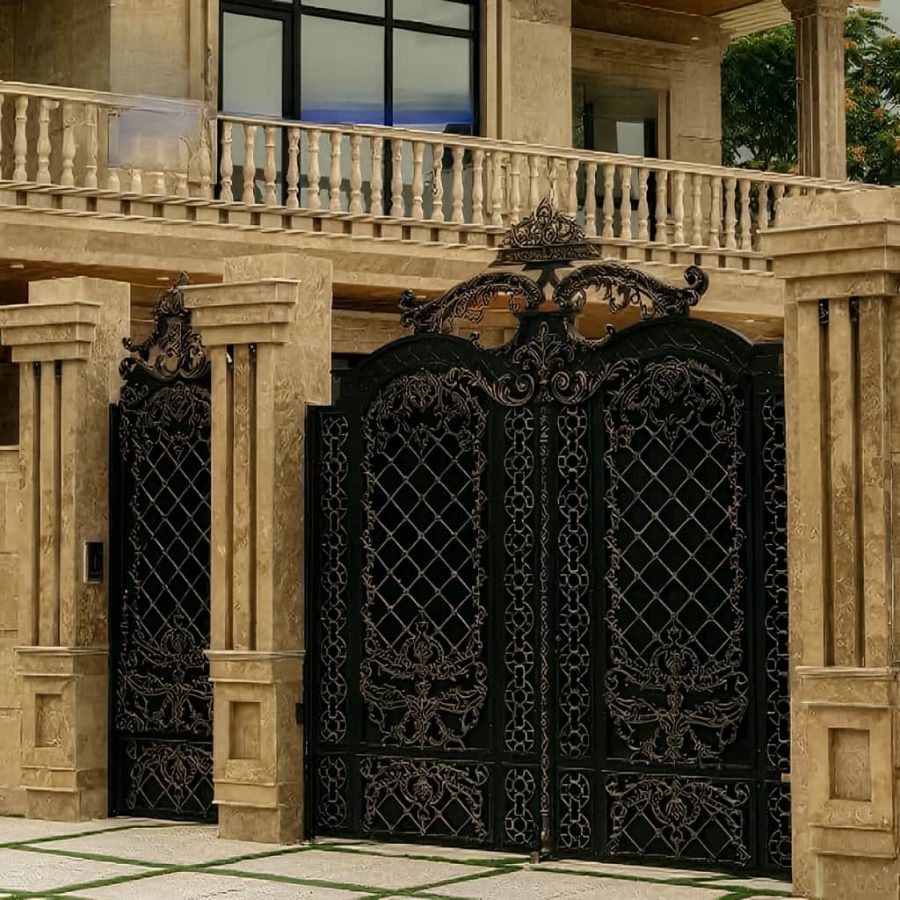 قیمت درب توسکا با رنگ پودری