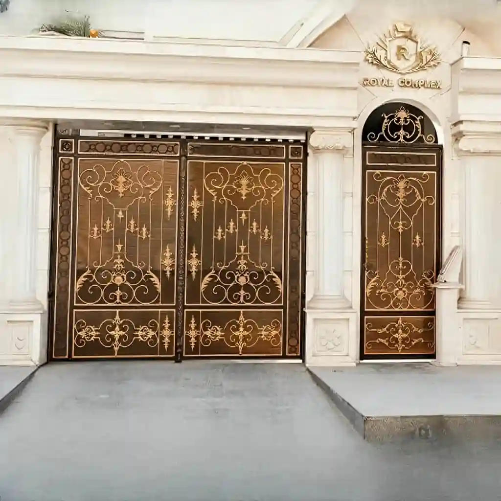 نصب درب غنچه فلزی