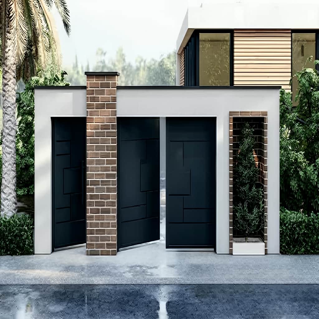 نصب درب دیلایت مستطیل فلزی