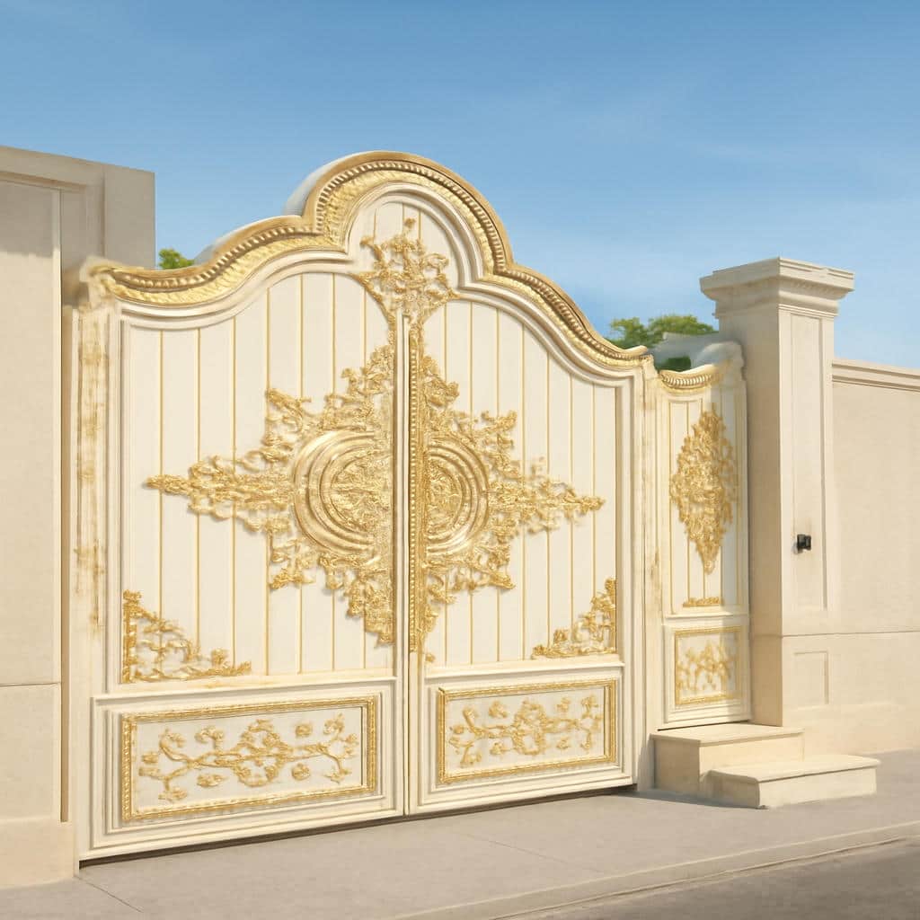 قیمت درب گل آرا با رنگ پودری