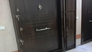 درب آکاردئونی خانه در سقز