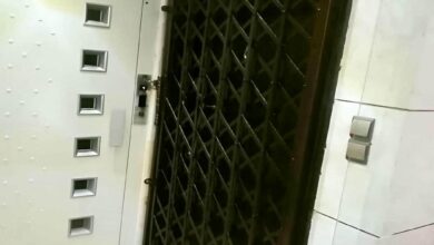 درب آکاردئونی خانه در اشتهارد