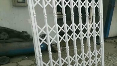 درب آکاردئونی خانه در رامسر