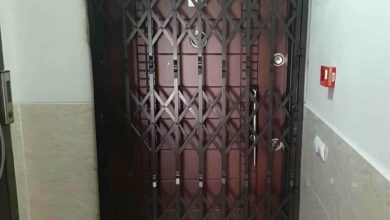 درب آکاردئونی خانه در ملارد