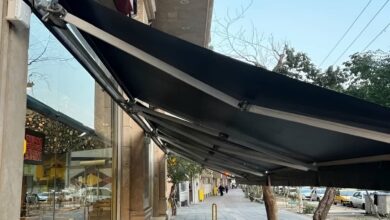 سایبان برقی اتوماتیک در همدان