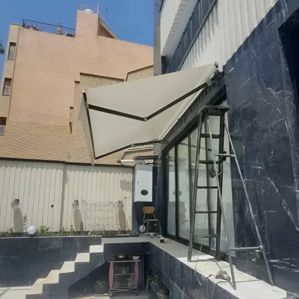 خرید سایه بان برقی اتوماتیک بازویی در لواسان