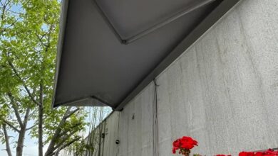 سایه بان برقی در بندر دیلم