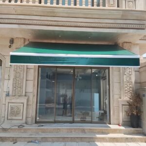 سایه بان برقی اتوماتیک در بومهن