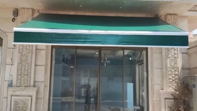 سایه بان برقی اتوماتیک در بومهن