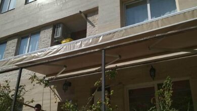 سایبان برقی اتوماتیک در اهواز