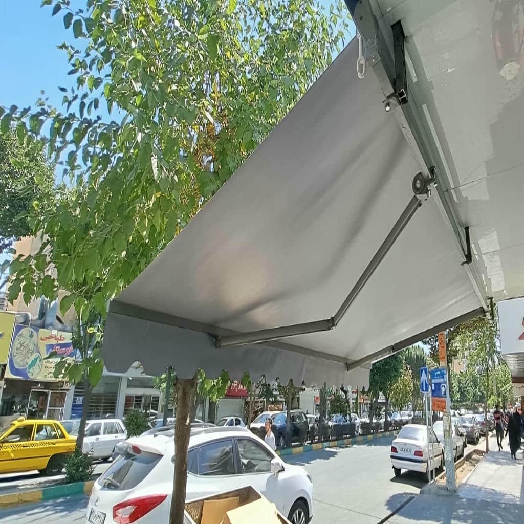 خرید سایه بان برقی اتوماتیک بازویی در فیروزکوه