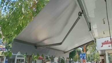سایه بان برقی اتوماتیک در فیروزکوه