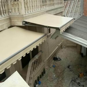 سایه بان برقی اتوماتیک در سمنان