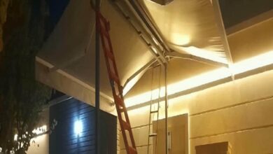 سایه بان برقی اتوماتیک در کرج