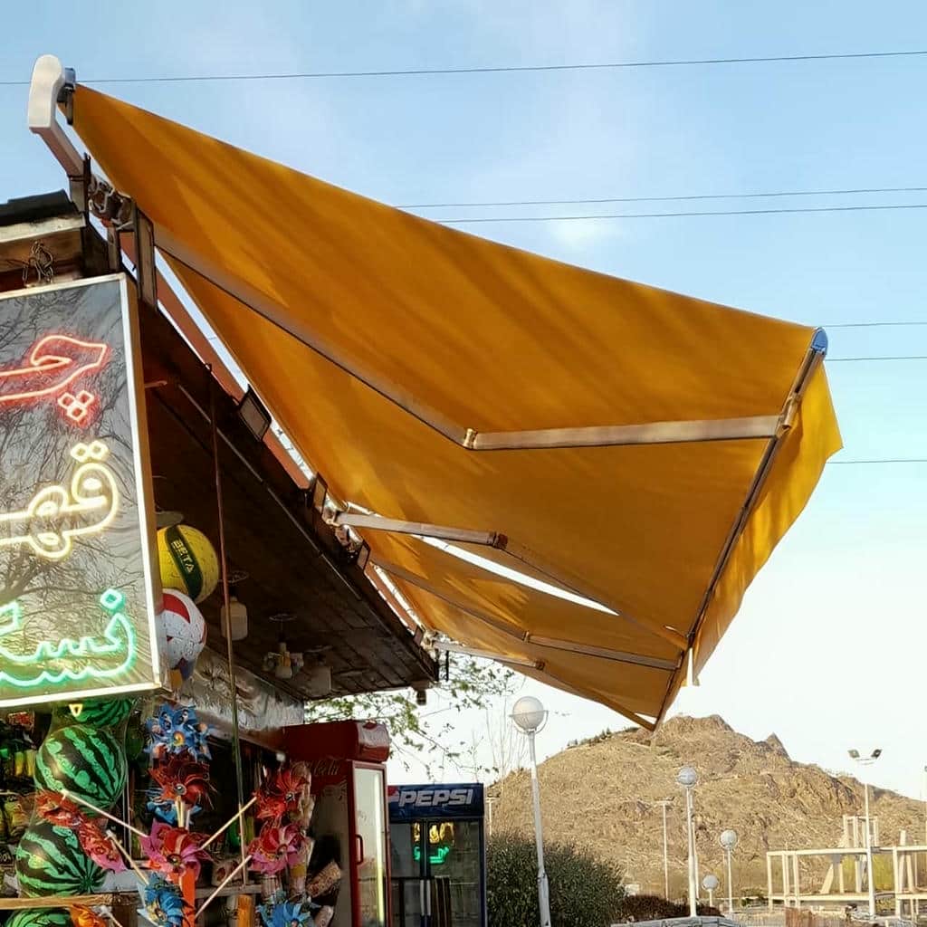 قیمت سایبان برقی اتوماتیک رستورانی در رشت