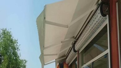 سایه بان برقی اتوماتیک در طالقان
