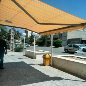 سایبان برقی اتوماتیک در گنبدکاووس