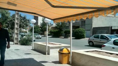 سایبان برقی اتوماتیک در گنبدکاووس