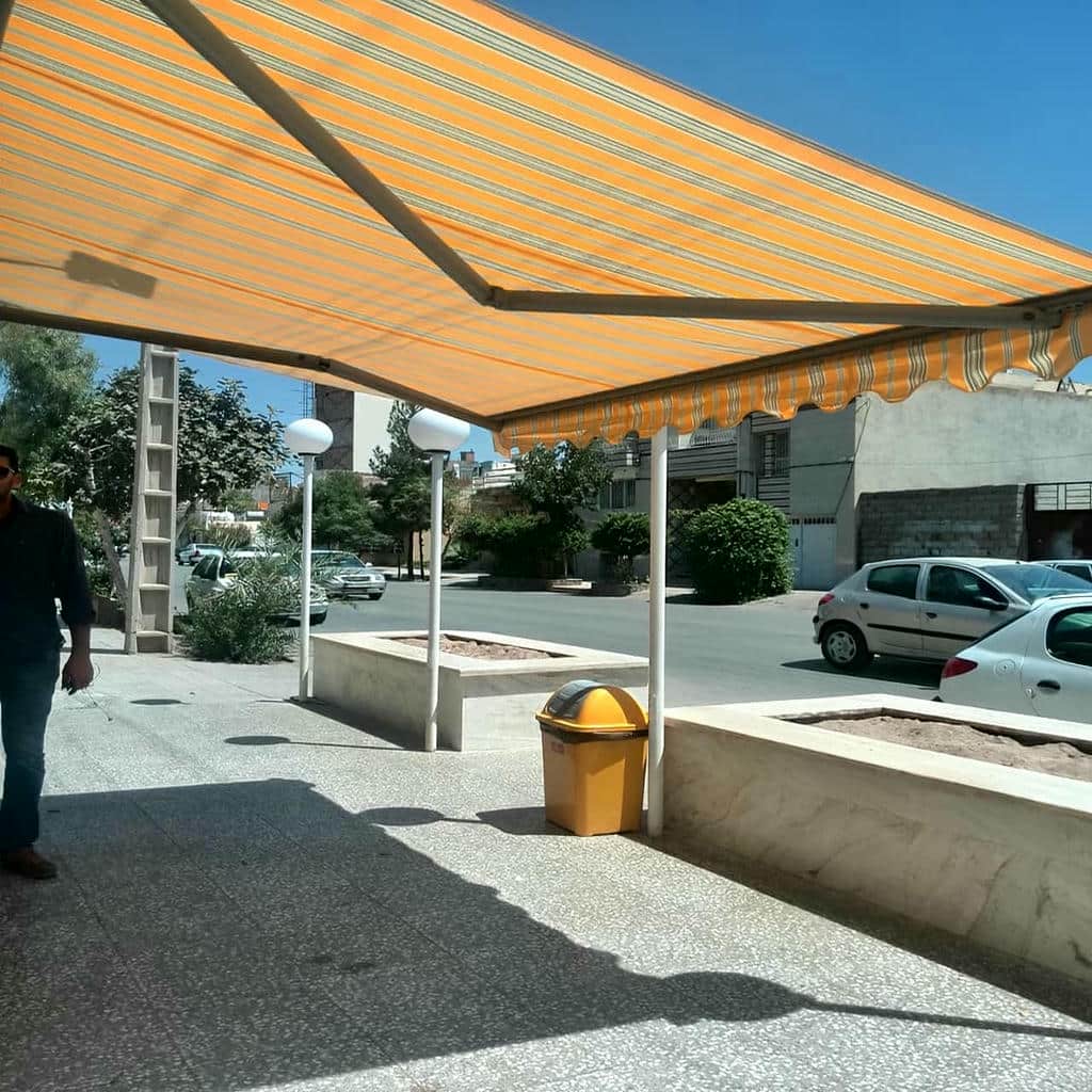 سایبان برقی اتوماتیک در گنبدکاووس