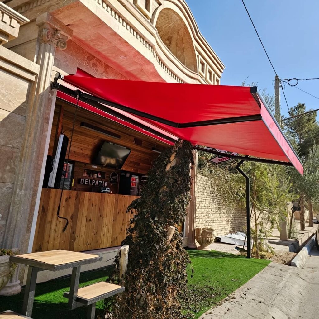 نصب سایبان برقی اتوماتیک ضدآب در استان خوزستان