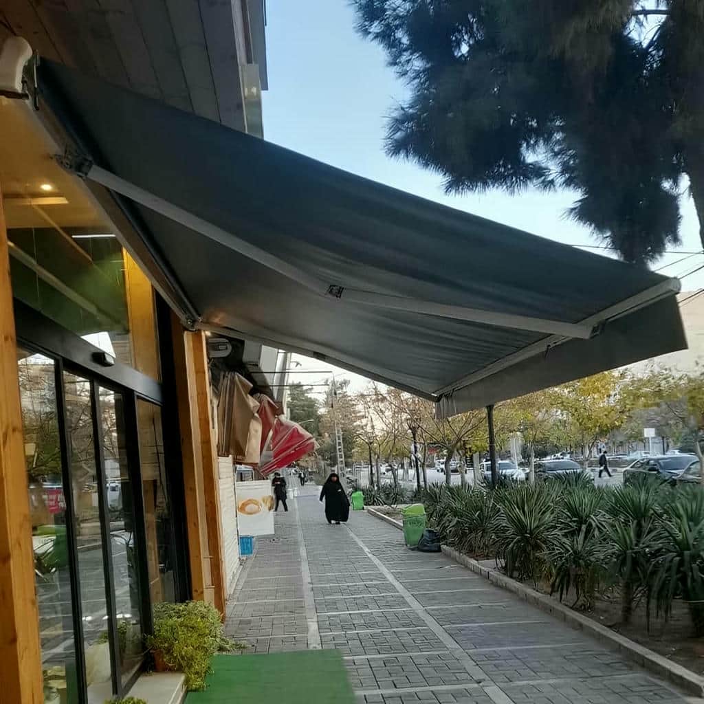قیمت سایبان برقی اتوماتیک فروشگاهی در کرمان